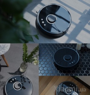 Робот пылесос моющий Xiaomi RoboRock Vacuum Cleaner 2 Black S55